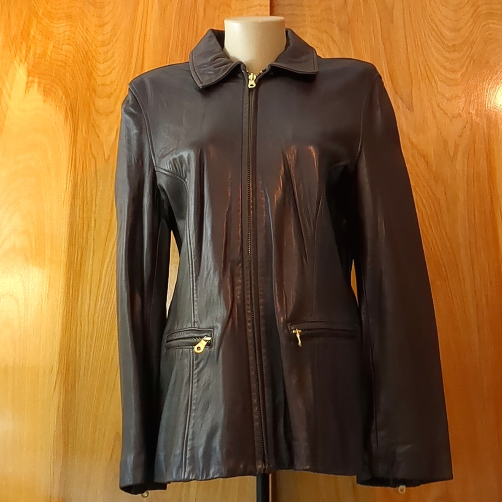 Marc New York Brown Soft Leather Jacket